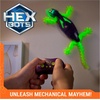 image:imageHEX Bots Remote Control Dragon Rechargeable Robot Dragon Toys for Kids Adjustable Robotic Figure Toys for Boys amp Girls Ages 4 amp Up RedGlow in the Dark Wall Crawler Gecko